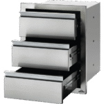 Napoleon Stainless Steel Built In Triple Drawer - BI-1824-3DR