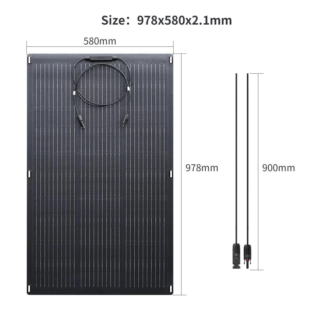 ALLPOWERS Solar Generator Kit (R3500 + SF100 100W Flexible Solar Panel)