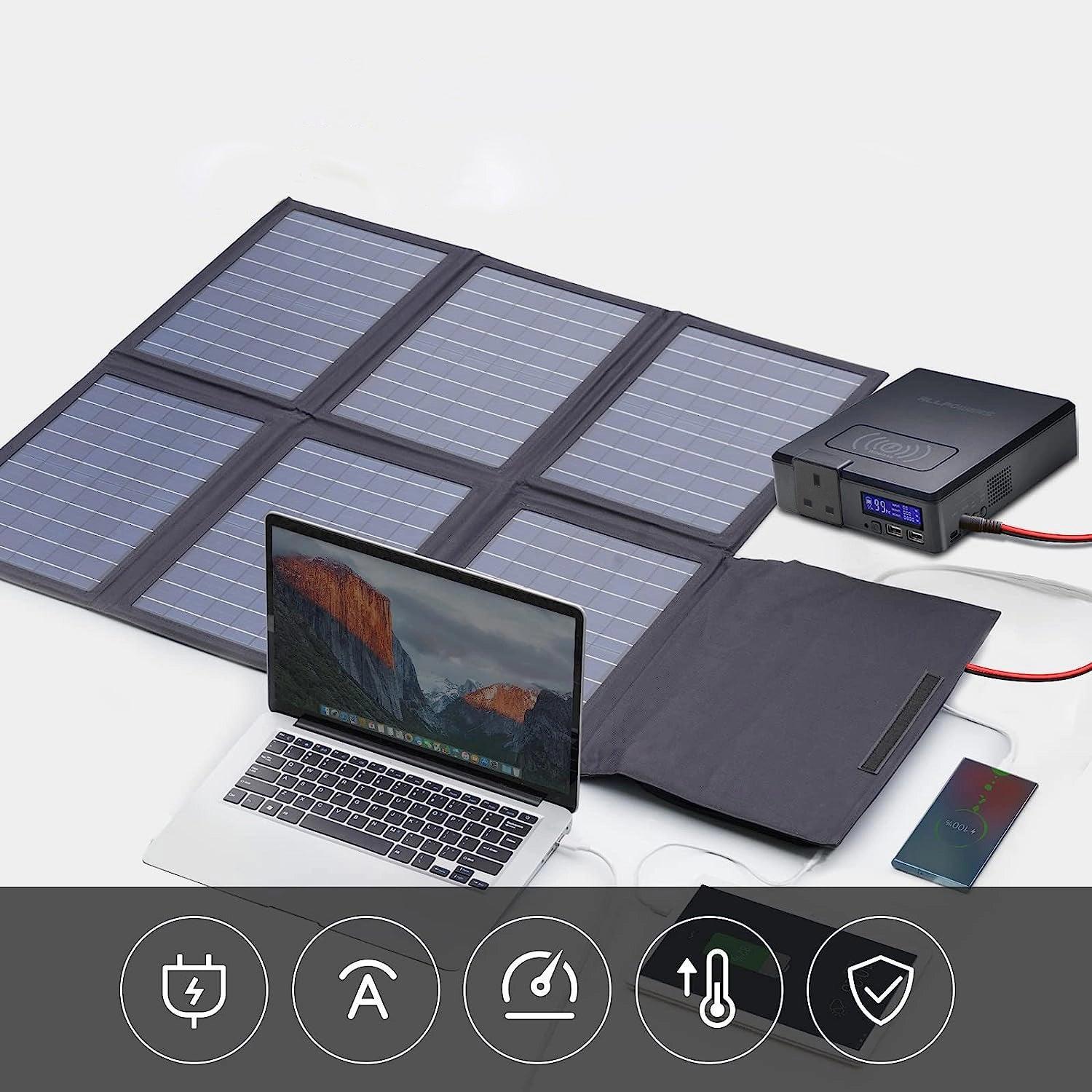 ALLPOWERS Solar Generator 200W (S200 + SP026 60W Solar Panel)