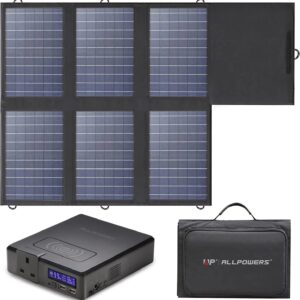 ALLPOWERS Solar Generator 200W (S200 + SP026 60W Solar Panel)