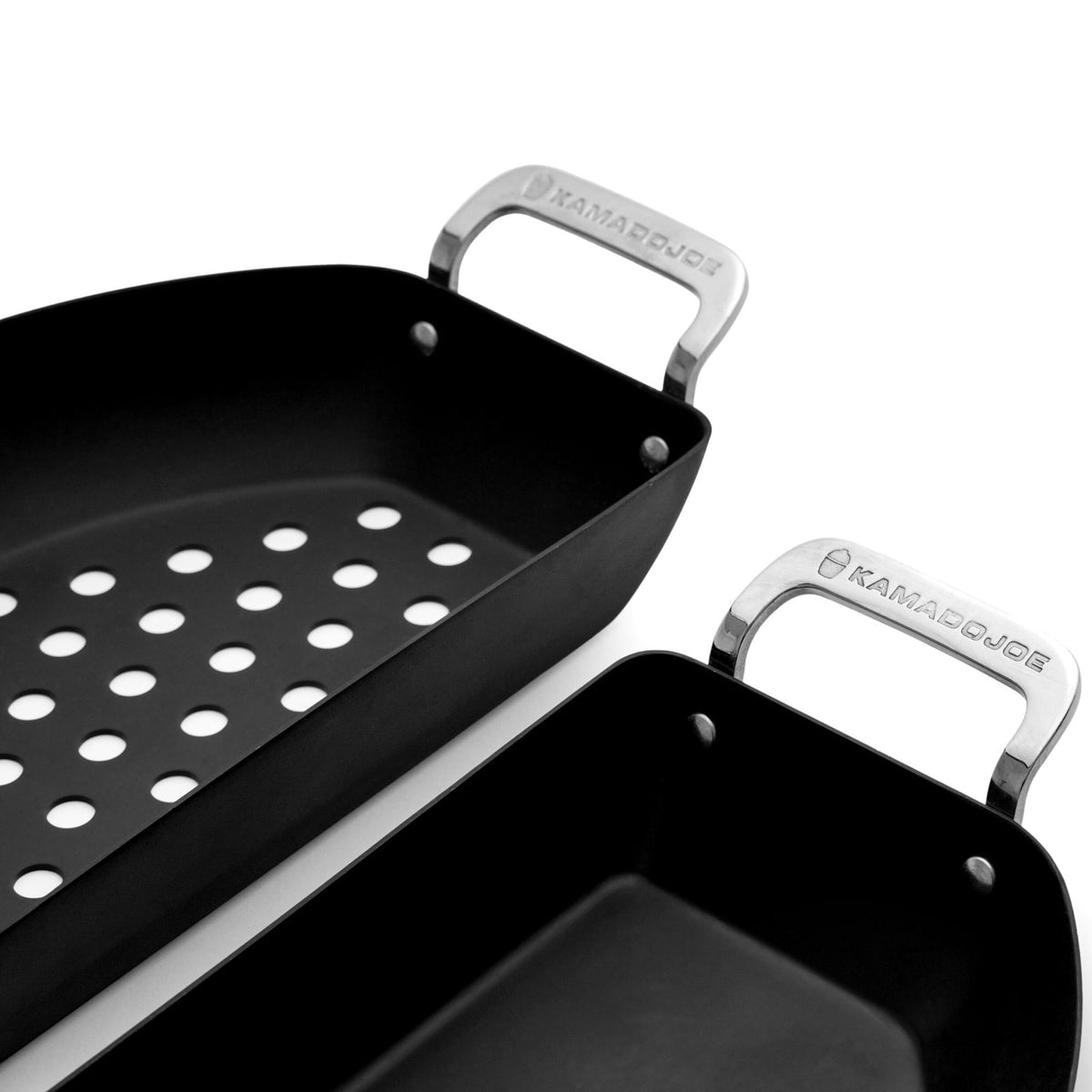 Kamado joe karbon steel half moon pan set - Image 2