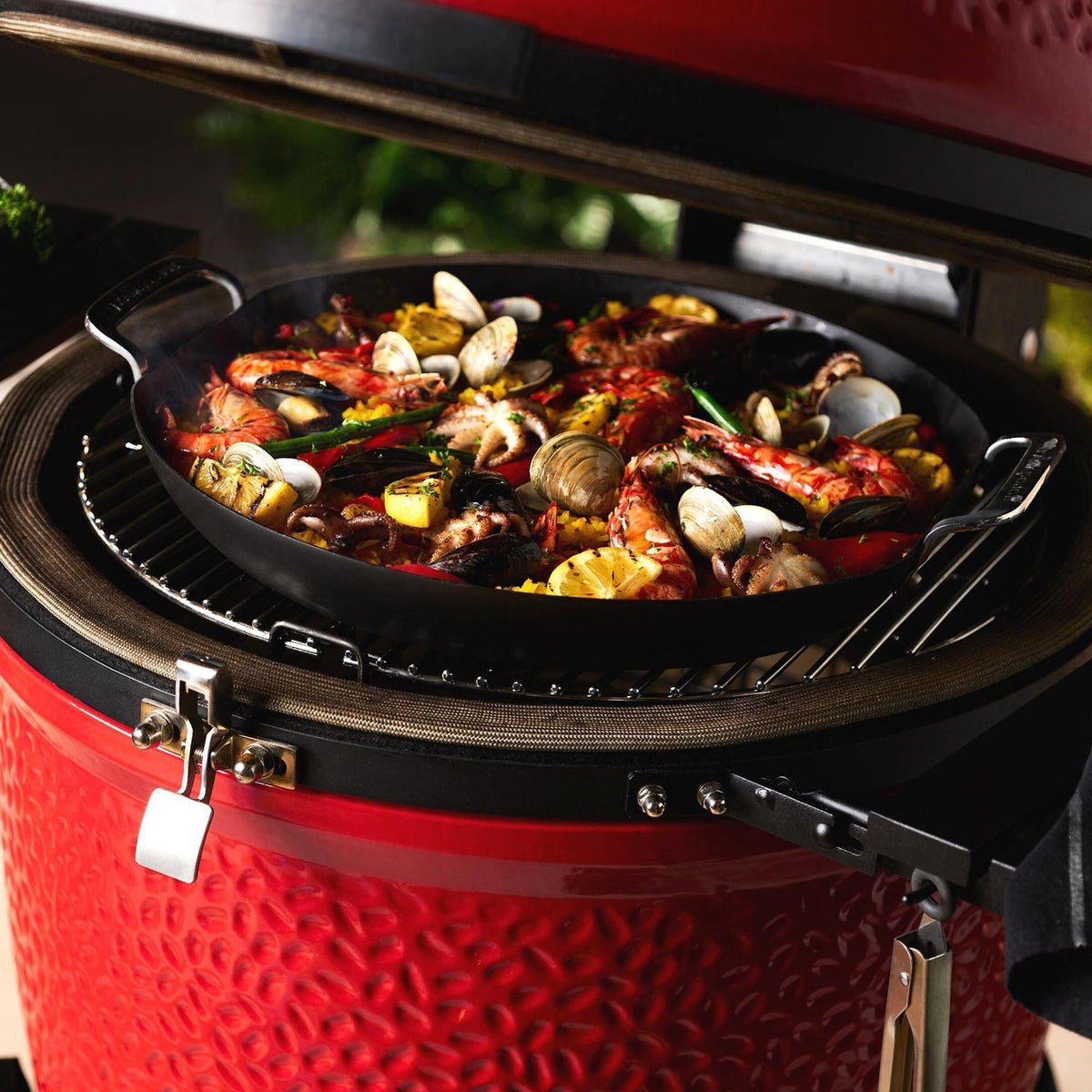 Kamado joe karbon steel paella pan - Image 4